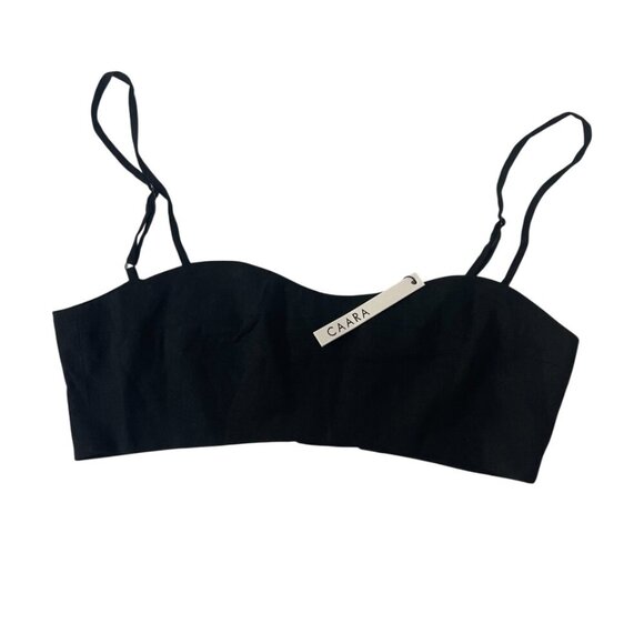 Caara Tops - Caara. Basic black tank top for women with thin straps. Size M. NWT.